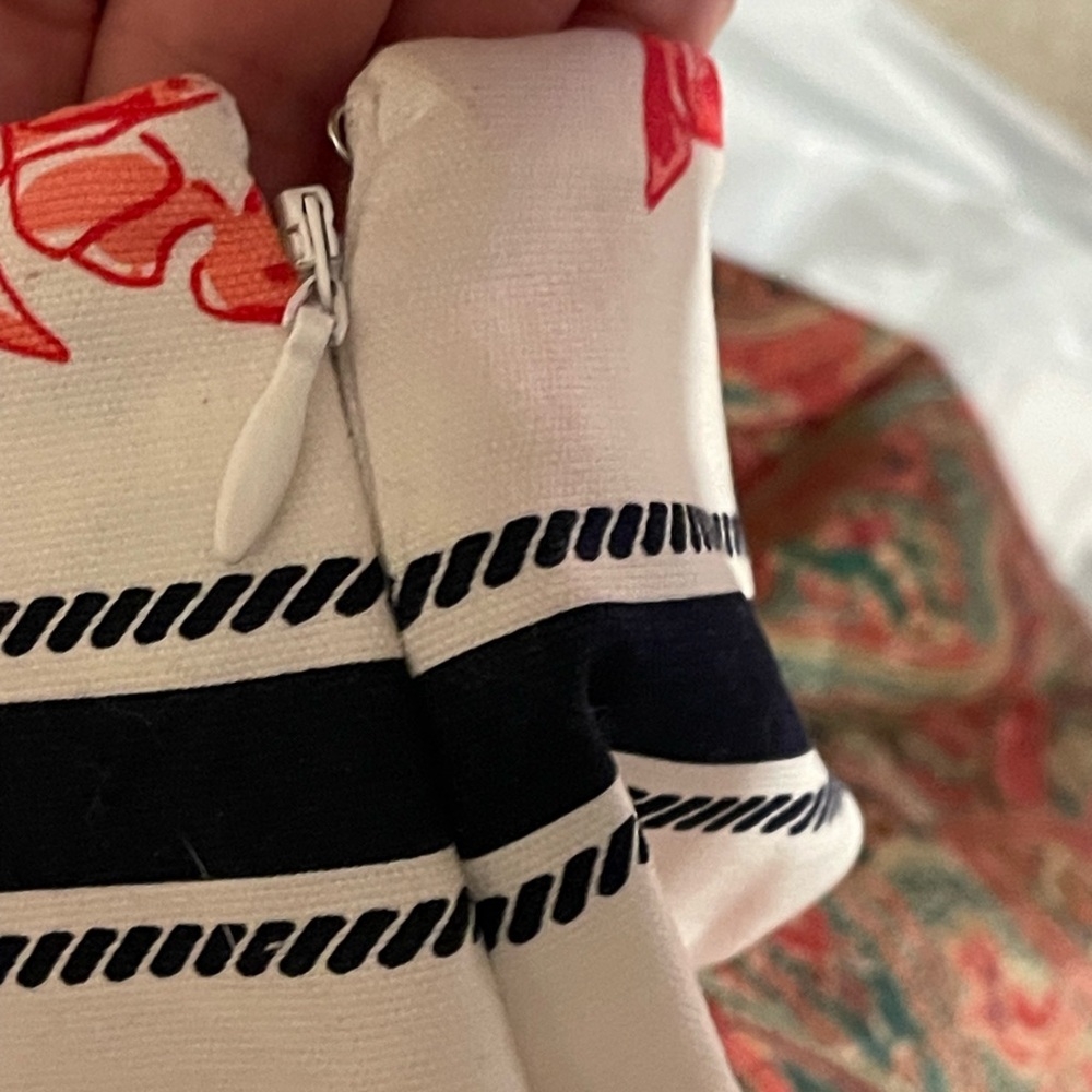 Talbots Women’s Lobster Print Striped Mini Skirt w/ Stretch Fisherman Preppy - Picture 5 of 5
